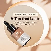 Vista 8 de Gotas autobronceadoras para la cara - fabricadas en Estados Unidos con ingredientes orgánicos y naturales, gotas bronceadoras faciales con aloe