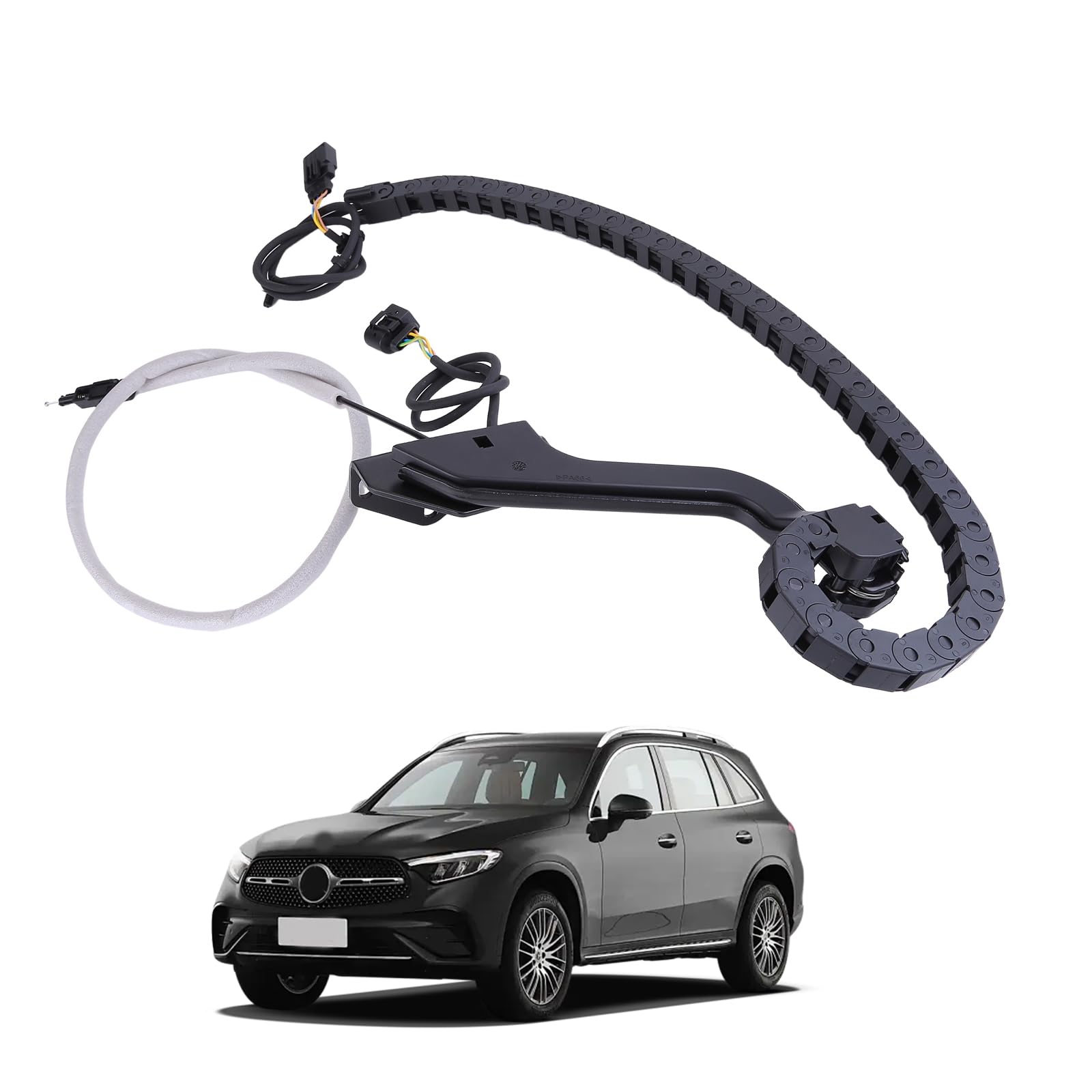 LICHENGTAI Guide à rouleaux pour porte coulissante, Chaîne d'énergie compatible avec Mercedes Benz Sprinter W906 VW Crafter Roller Guide Sliding Door Energy Chain A9068201069, A9068204569