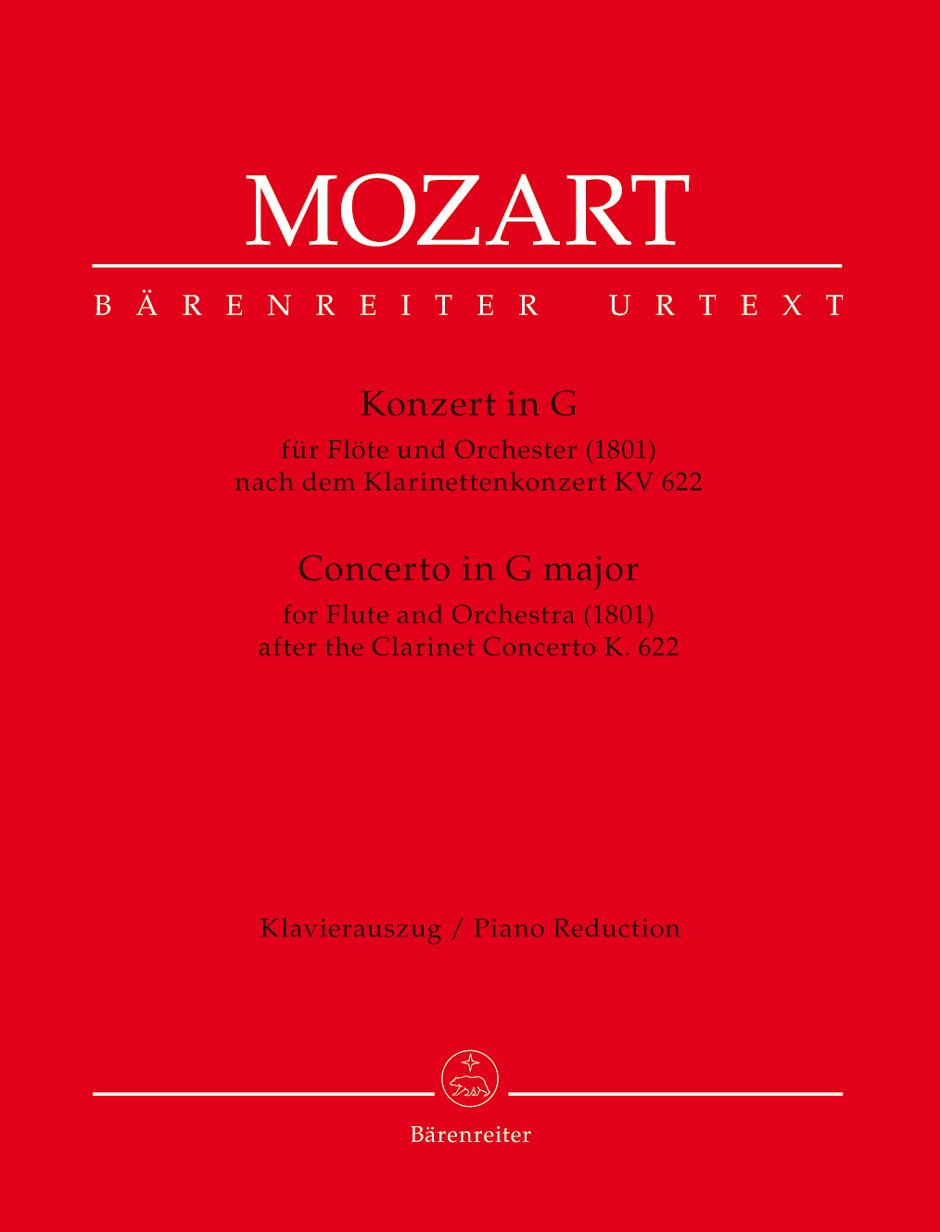 Concerto for Flute in G major in an arrangement by A. E. Müller of the Clarinet Concerto K.622 (Flute & Piano)      Sheet music – February 12, 1999
