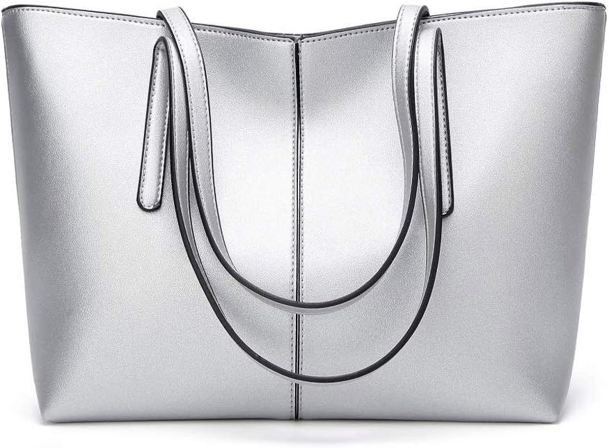 Women's Artificial Leather Tote Bag, Multifunctional Atmospheric art Shoulder, Large-capacity Tassel