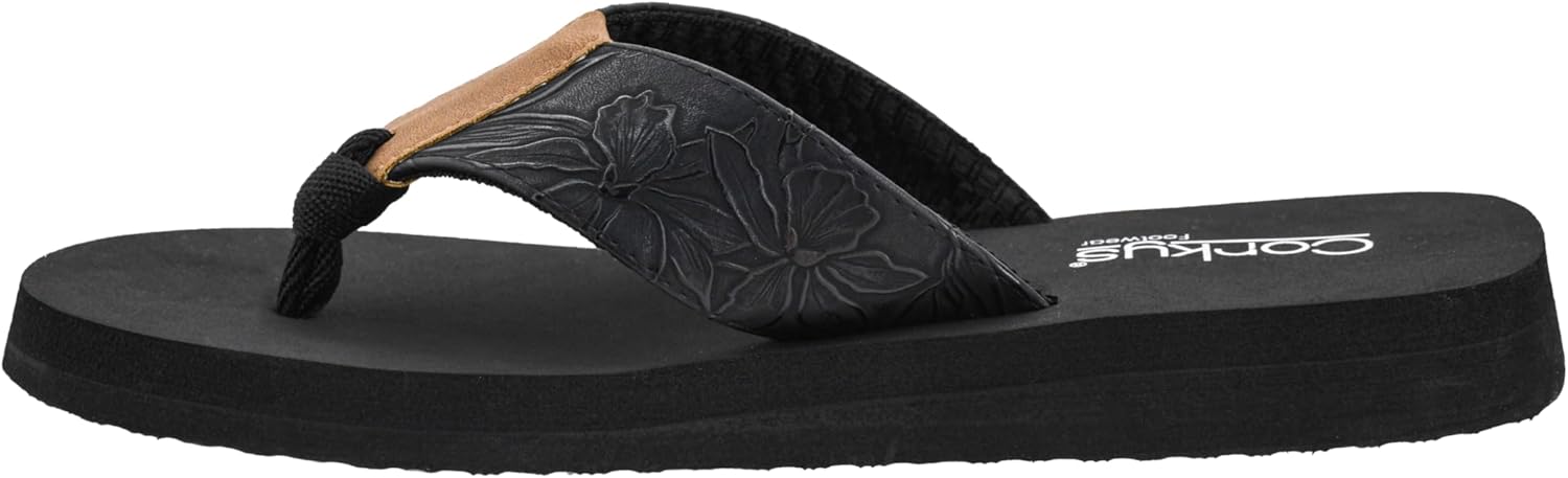 Corkys Footwear Womens Summer Break Flip Flops - Featuring A Thong Strap With Soft and Comfortable EVA insoles for All-Day Wear - Chic and Trendy Flip Flops