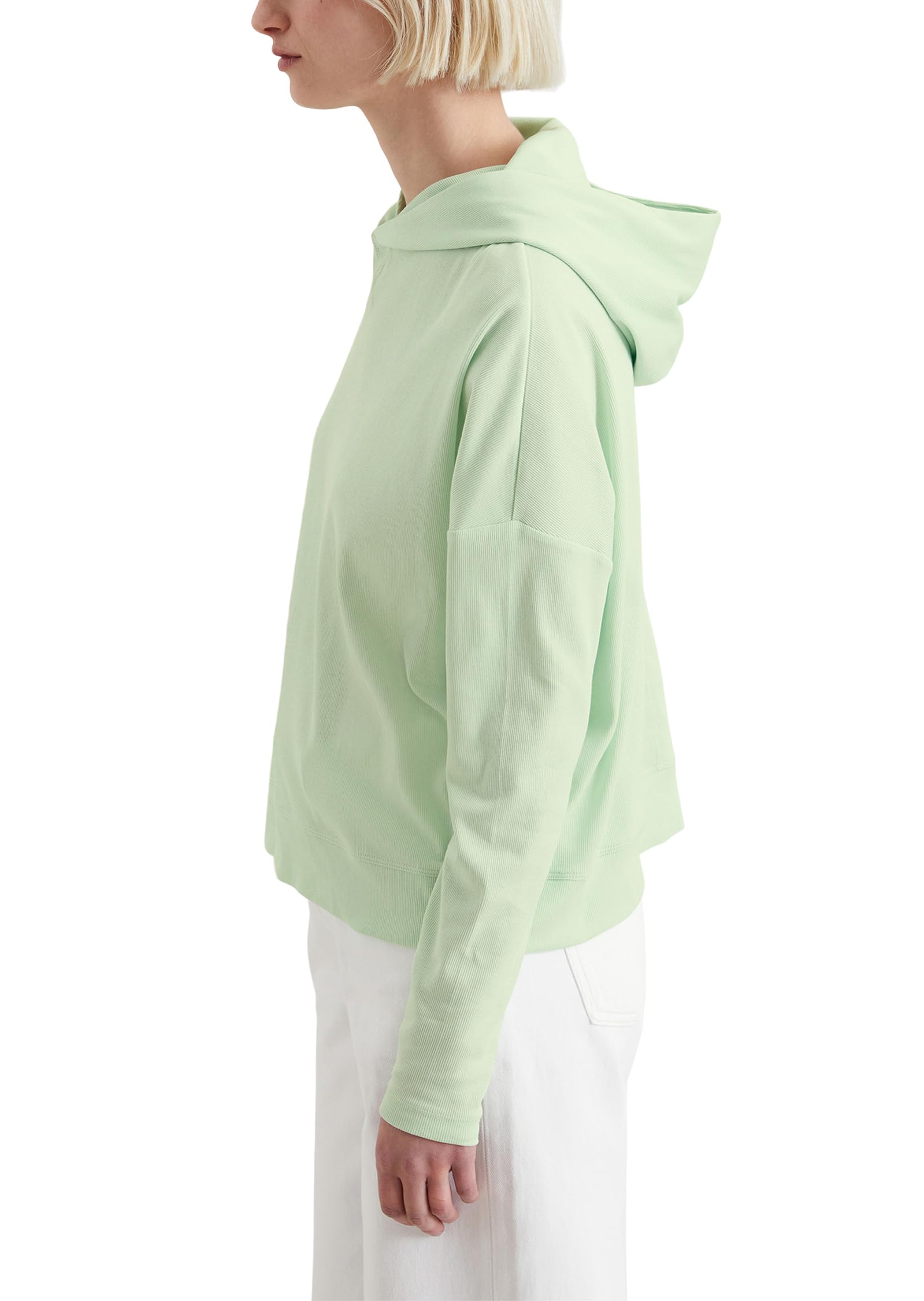 Marc OߴPolo Denim femmes sweat à capuche avec élasthanne relaxed fit, Vert (Mint Mist), L
