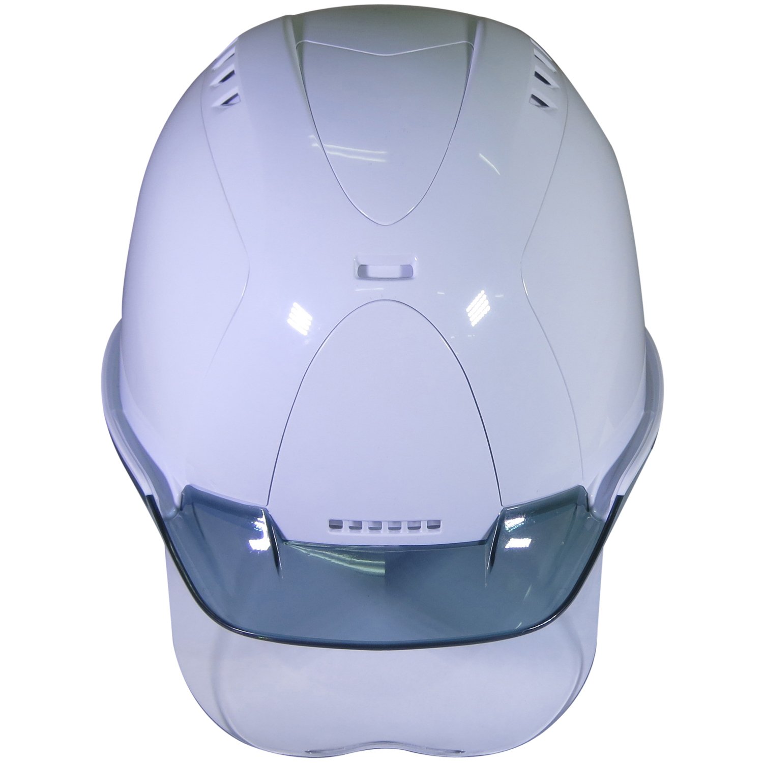 verno ヘルメット フェイスシールド付ソフトバイザー ホワイト