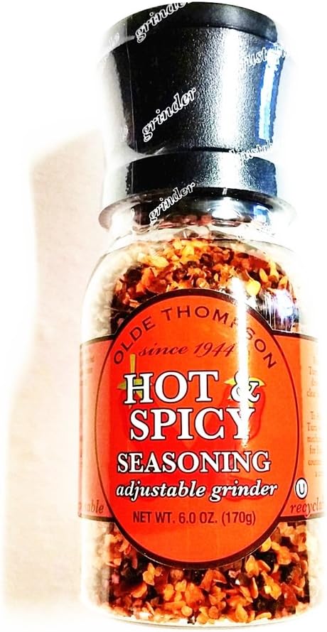 Olde Thompson Hot & Spicy Season Grinder, 6.0 Ounce