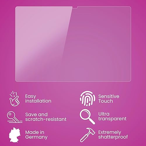 Miniatura 3 de atFoliX Película protectora de vidrio de plástico compatible con Chuwi HiPad XPro protector de vidrio, protector de pantalla de vidrio híbrido 9H FX