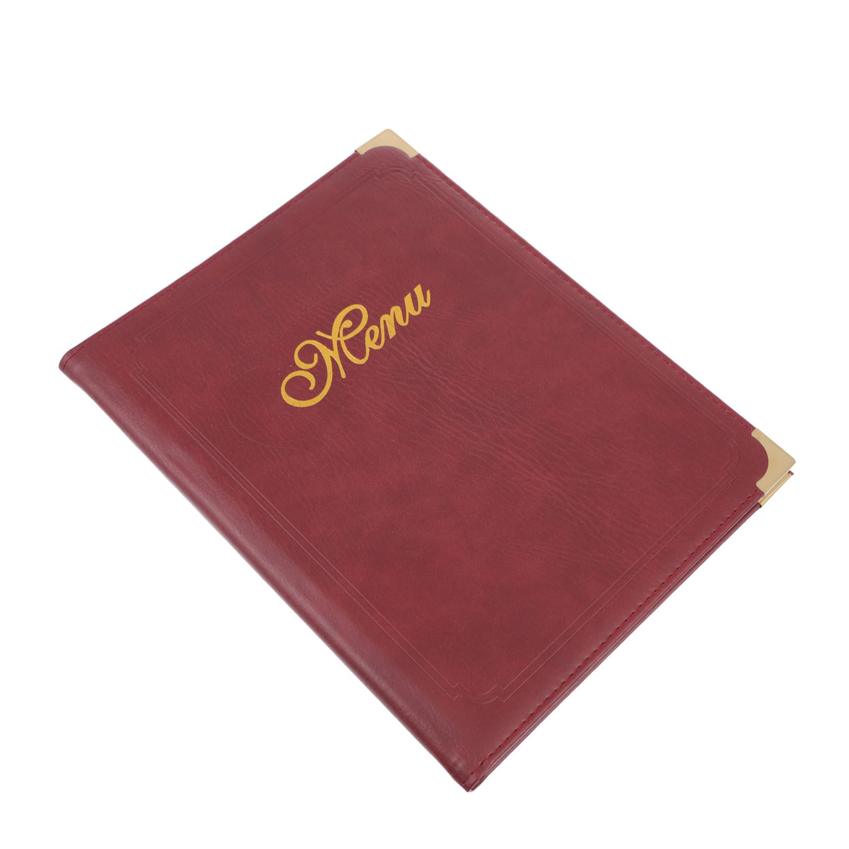 HEALEEP Leather A4 Menu Book Menu Holder Book for Bar Holding Safe Inner Page Design
