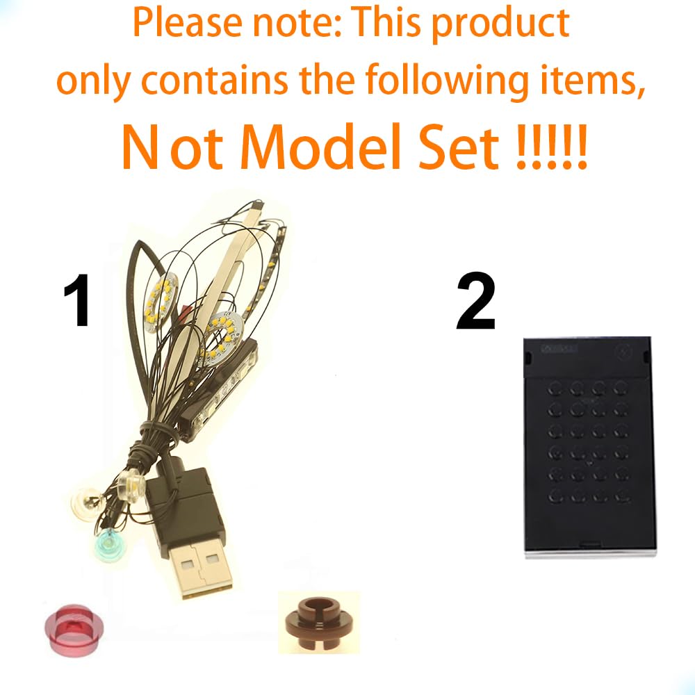 GEAMENT LED Light Kit Compatible with LEGO Battle Droid with STAP Building Blocks Model - Image 3
