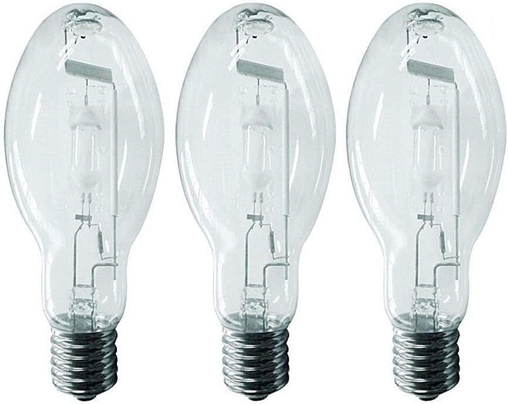(3 Pack) MH400/U/ED28 Metal HALIDE 400 WATT ED28 Mogul (E39) Base Light Bulb