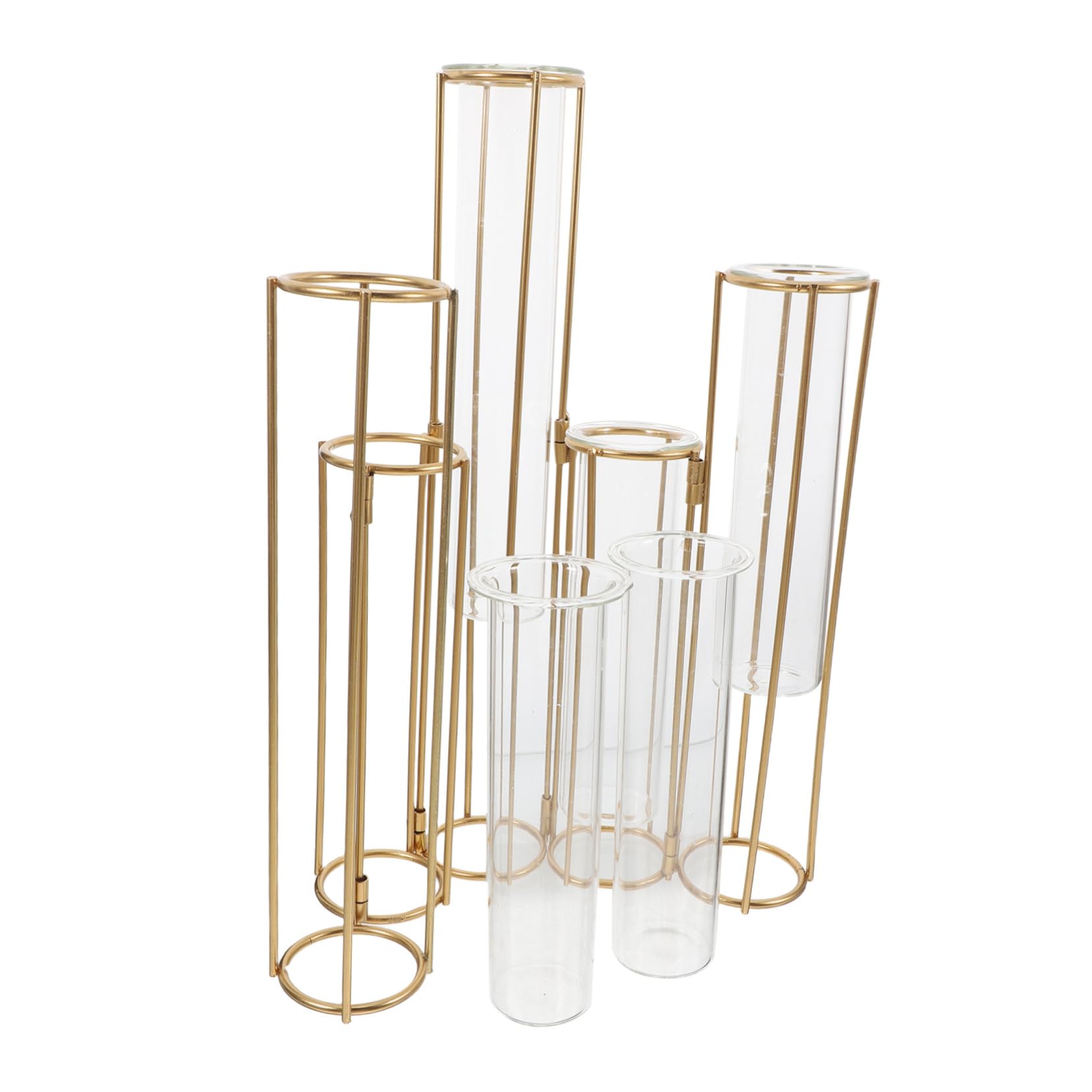 UKCOCO Vase Hydroponique Verre avec Support Station De Propagation pour Plantes Terrarium De Table pour Arrangement De Fleurs