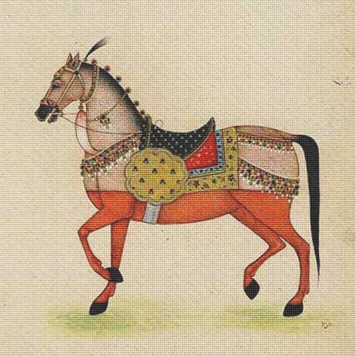 Art Needlepoint Horse from India II Kit