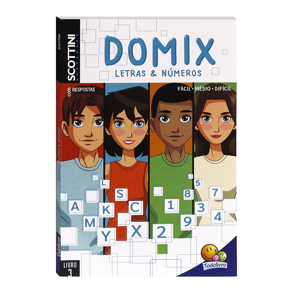Scottini Domix Lettres Chiffres 96P N3 boîte de blocs alphabet plastique