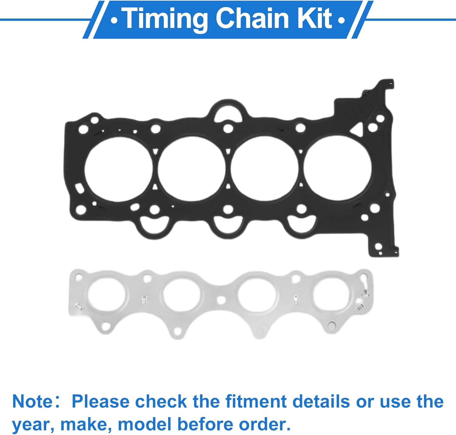 1 Set Engine Timing Chain Kit for Hyundai Accent Elantra Tucson Sonata Veloster Kona 1.6L for Kia Forte5 Optima Soul Rio 243212B620/244102B700/244202B611/244312B620/223112B004