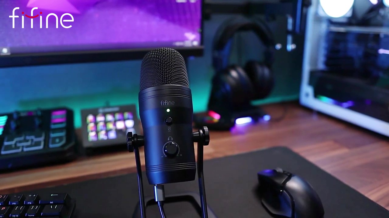 FIFINE K690 USBマイク コンデンサーマイク 4種類収音モードASMRの