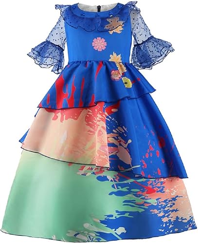 Vestido de Isabela para niñas Julieta Madrigal, disfraz de princesa, falda para niños