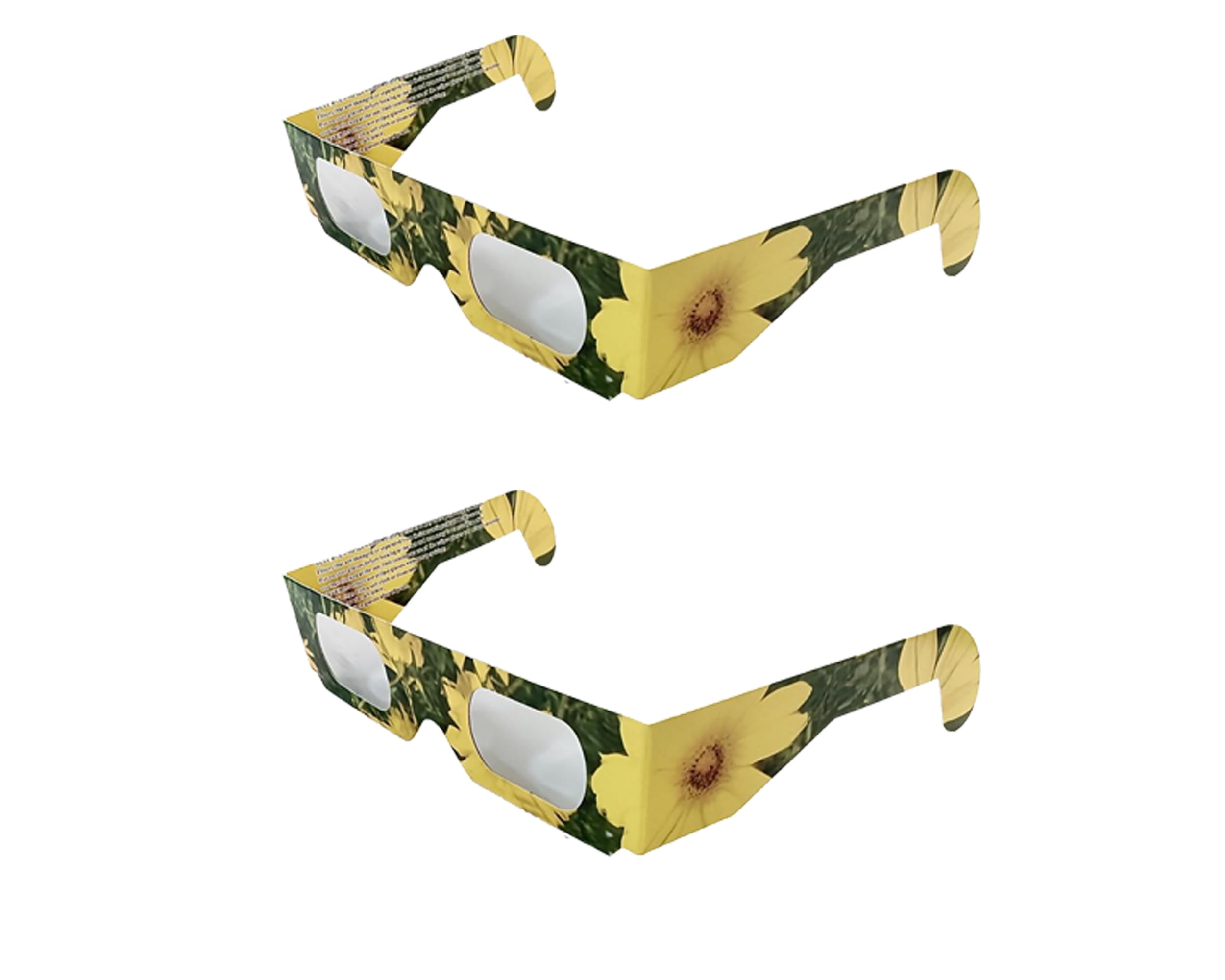 GravitisPremium Solar Eclipse Viewing Glasses - Safe, CE Certified, Durable Paper Frames - Pack of 2 - Perfect for Astro Enthusiasts and Outdoor Events