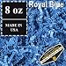 Mighty Gadget (R) 1/2 LB Royal Blue Crinkle Cut Paper Shred Filler for Gift Wrapping & Basket Filling