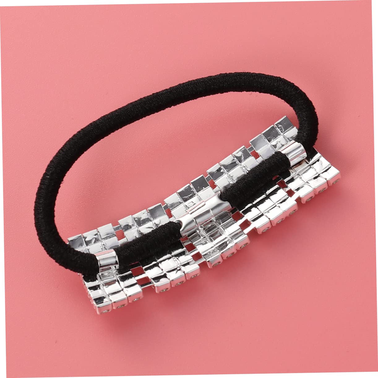 Housoutil 12stücke Strass Haargummis Für Frauen Elastische Creaseless Ponytail Mit Funkelnden Kristallen Haaraccessoires Für Mädchen Und Damen