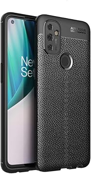 Microcase OnePlus Nord N100 Leather Tpu Silikon K l f - Siyah
