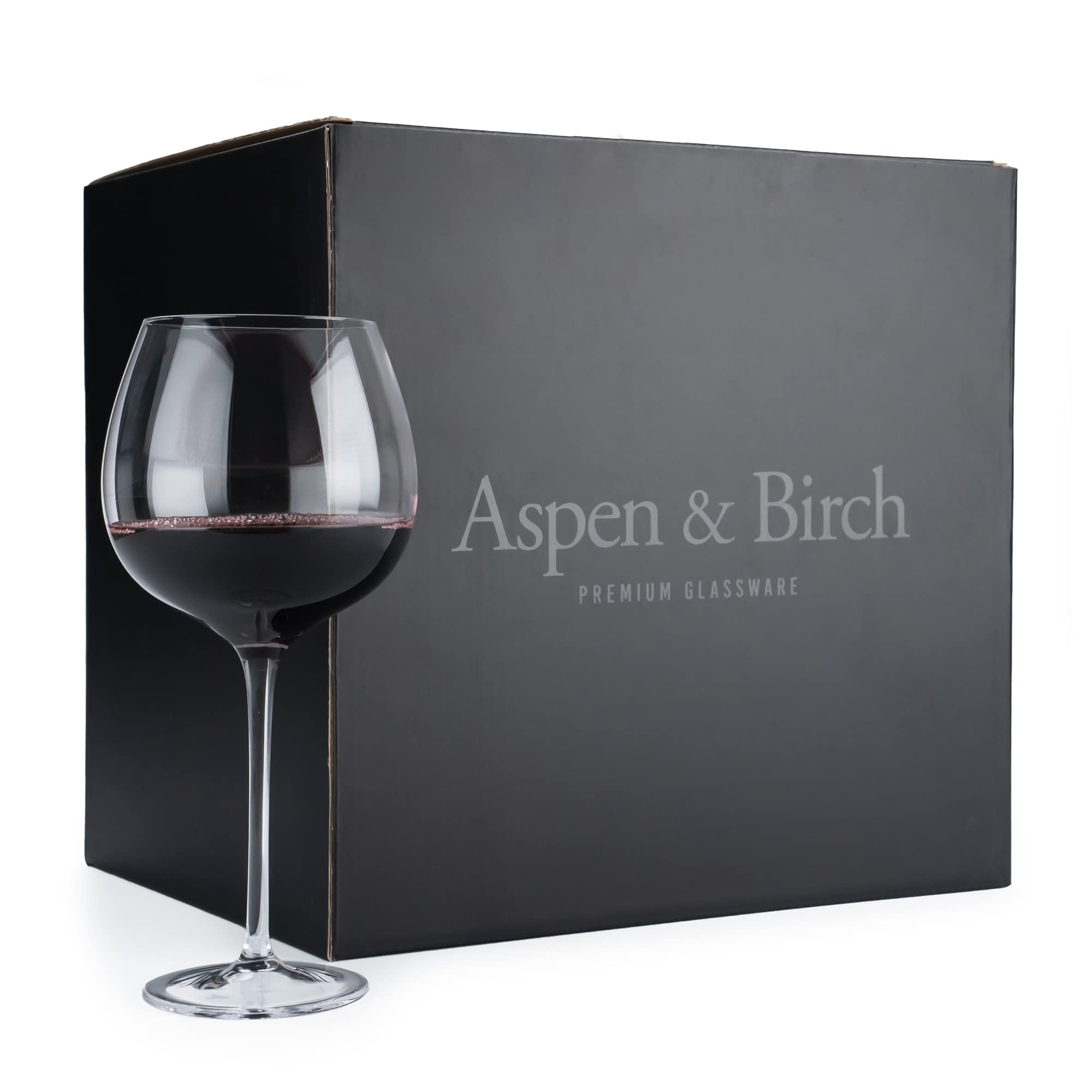 Buy Aspen & Birch Timeless Wine Glasses Set of 6 Red Wine Glasses