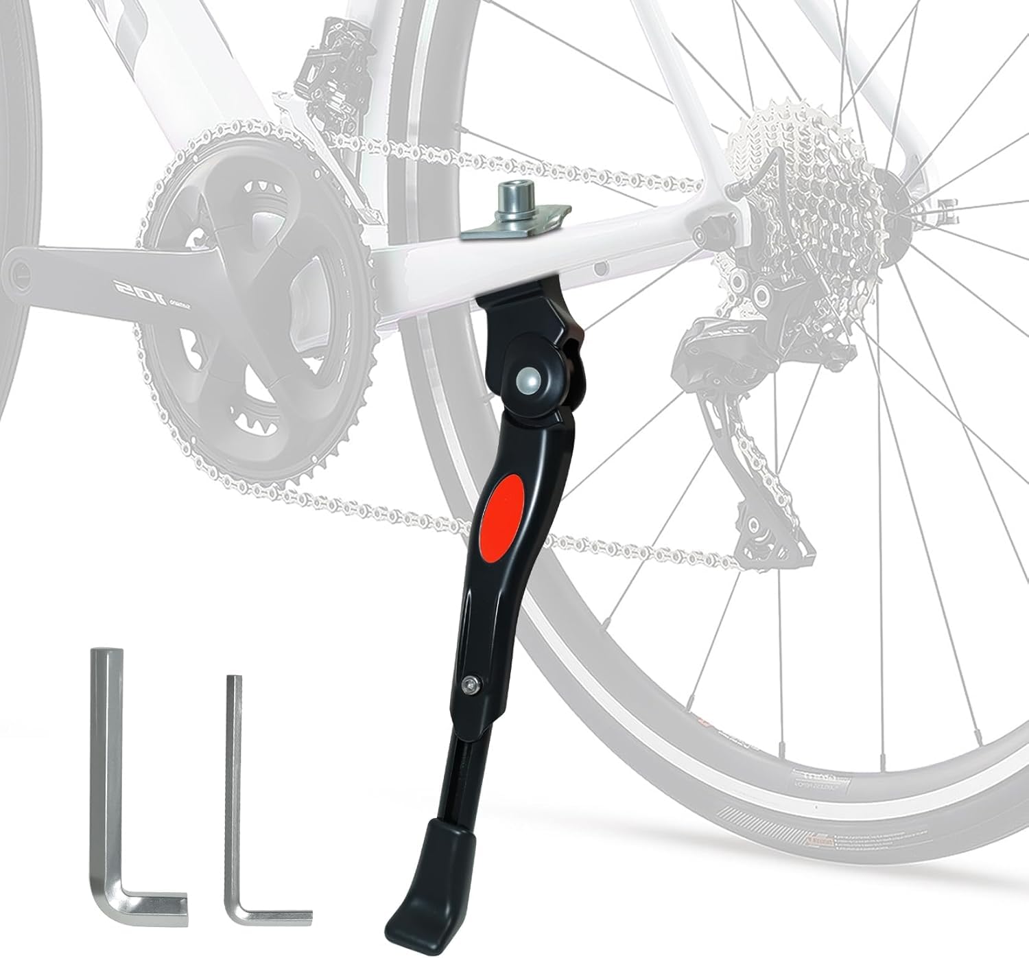 Woniyal A Brandname Djustable Fahrradständer For Carrer Titan X, Durable Luminium Lloy Side Kickstand Heavy Duty Side Support For Mountain Nd Road Bikes,