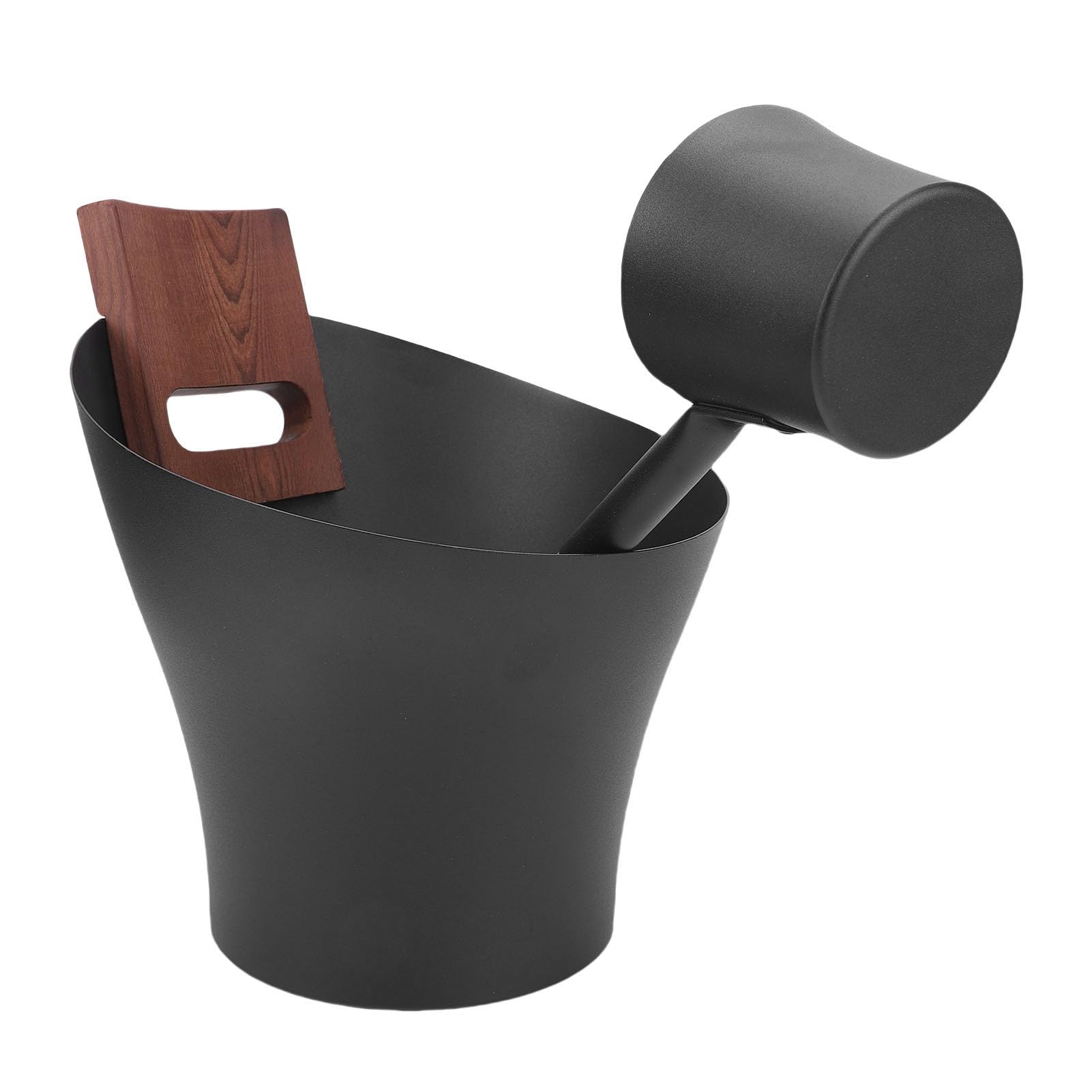 Tbest 5L Secchio per Sauna con Mestolo in Legno con Manico