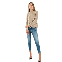 Only Onllolli L/S Maglione Knt Noos Maglione Donna, Grigio Tortora