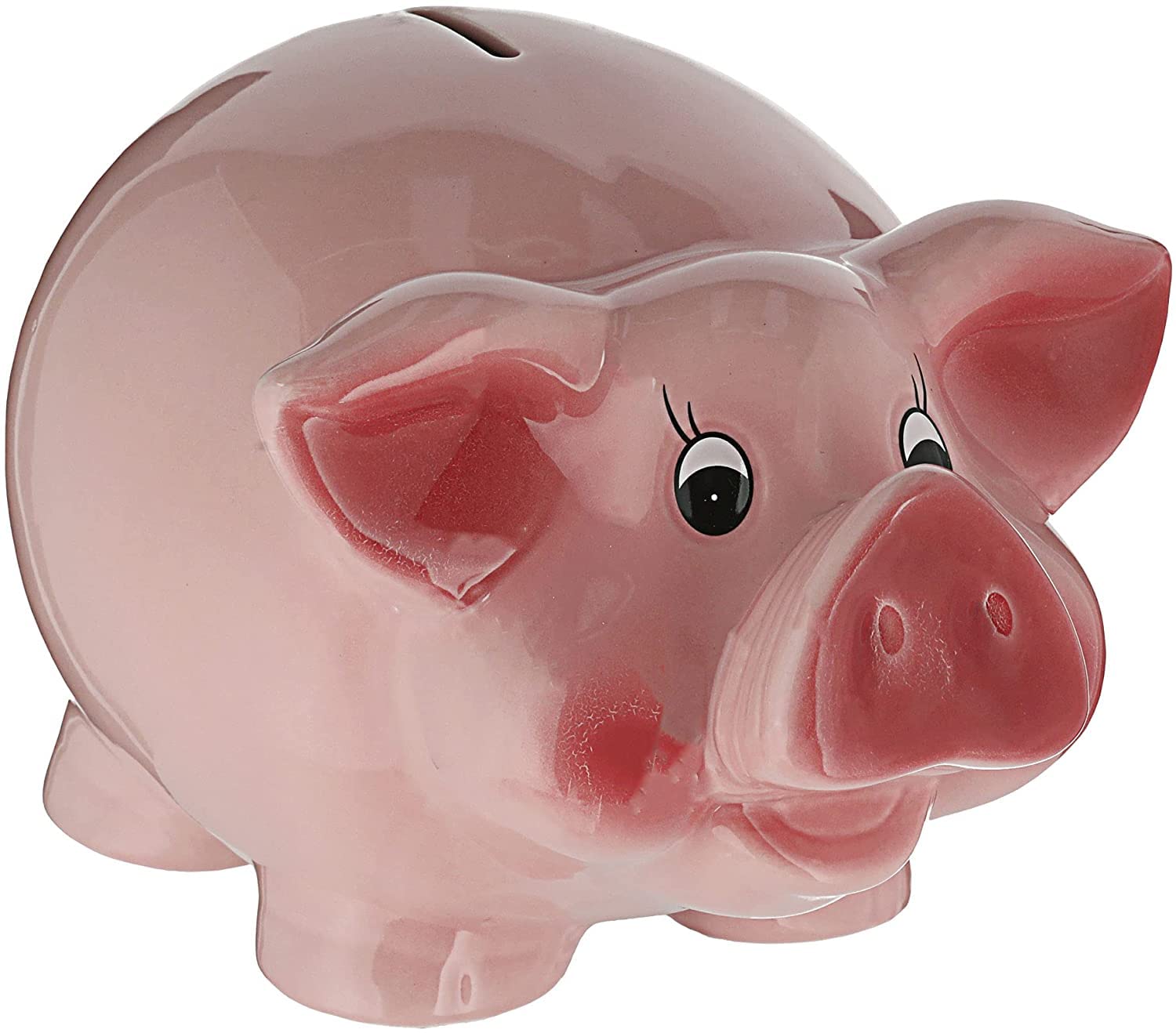 Piggy Bank XXL Slot W25 x H14.5 x D16 cm Dolomite Pink