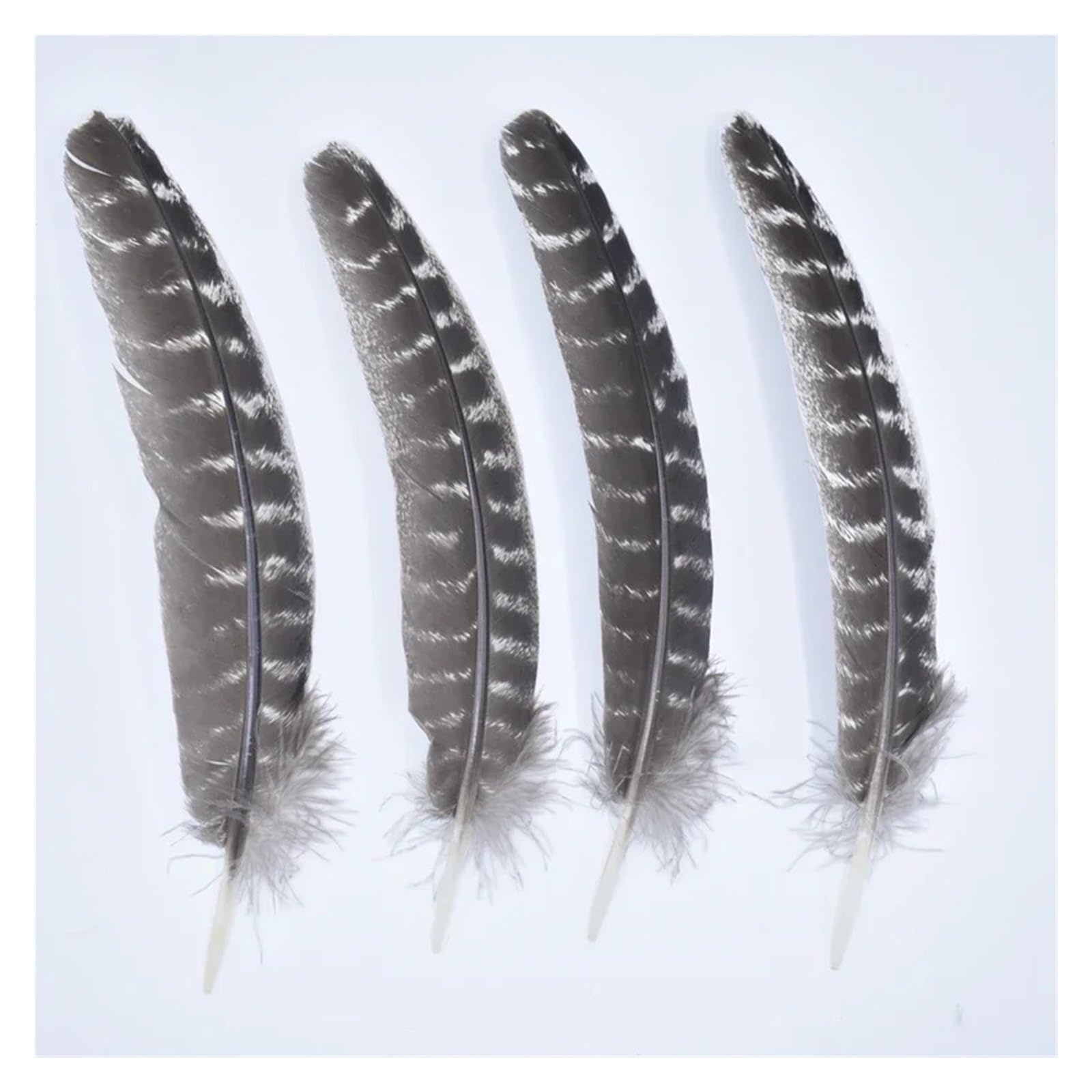 Chapeau artisanal en plumes d'aigle et d'oiseau, accessoires de décoration DIY(30-35CM 12-14Inch,10 Pcs)