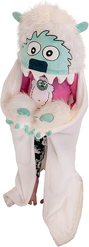 Miniatura 1 de Lazy One Manta con capucha para niños, manta con capucha de animales (Yeti)