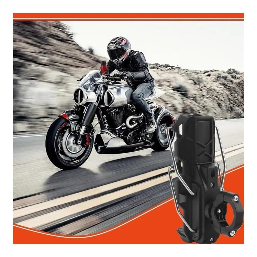 Becherhalter Motorrad 1,26-3,15 Zoll Universal Fahrrad Motorrad Wasserflaschenhalter Verstellbarer Lenker Cup Cage Für Straßenradfahren ADV Motorräder