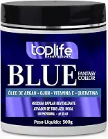 Máscara Capilar Pigmentante Azul Royal Toplife 500g