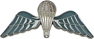 British Silver and Blue Parachutist Foreign Jump Wings, Brite
