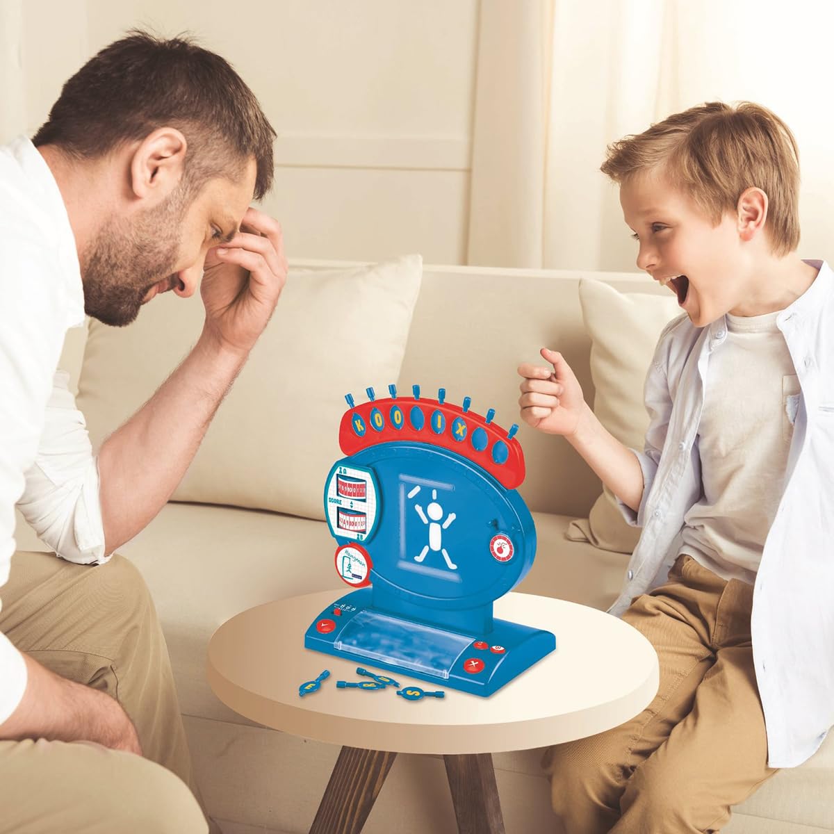 Lexibook L’impiccato elettronico, Gioco da Tavolo per Bambini e Famiglie, ortografia e vocabolario, JG800LXB