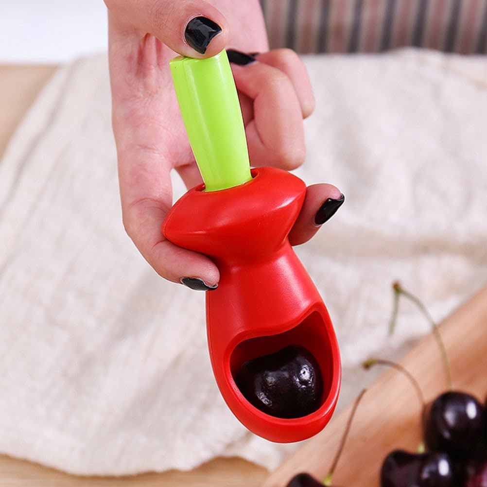 Multifunctional Cherry Pitter Tool 5.11 Inch Fruit Core Remover Kitchen Gadget for Easy Cherry and Other Small Fruit Pit Removal