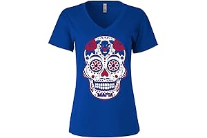 Buffalo Sugar Skull Women's V-Neck