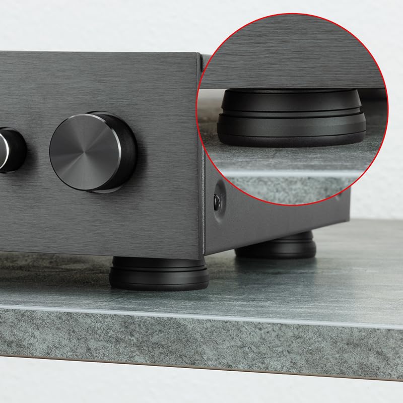 Pieds Amortisseurs En Silicone Anti-vibration Pour équipement HiFi – 25 Pièces Auto-adhésives, 18 X 10 Mm – Réduit La Résonance Des Enceintes Et Amplis - 8