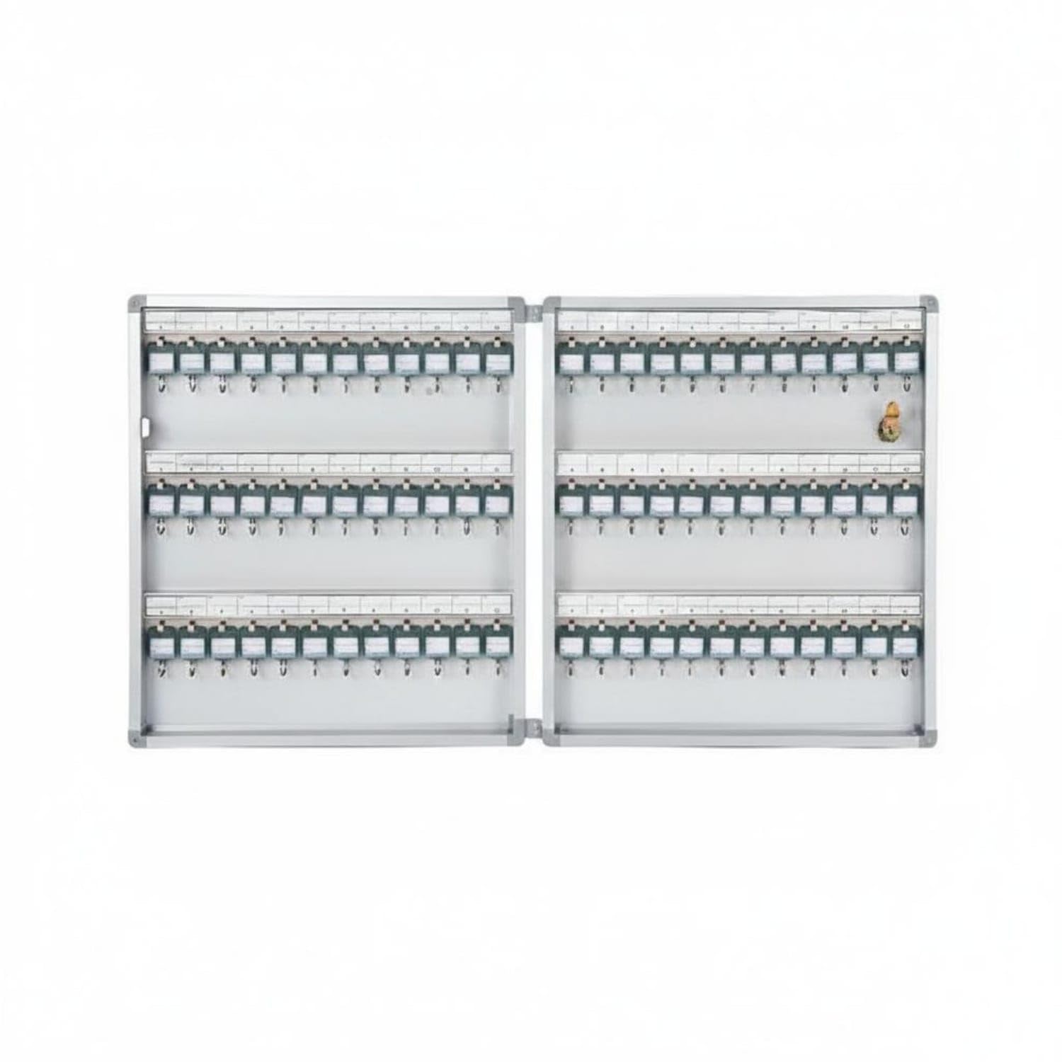 120 Key Holder Cabinet Lockable Wall Mounted Key Cabinet Powder Coated Security Storage for Hotel Personnel, Dormitory Managers, Hospital, Office, 72-Key-picture-29
