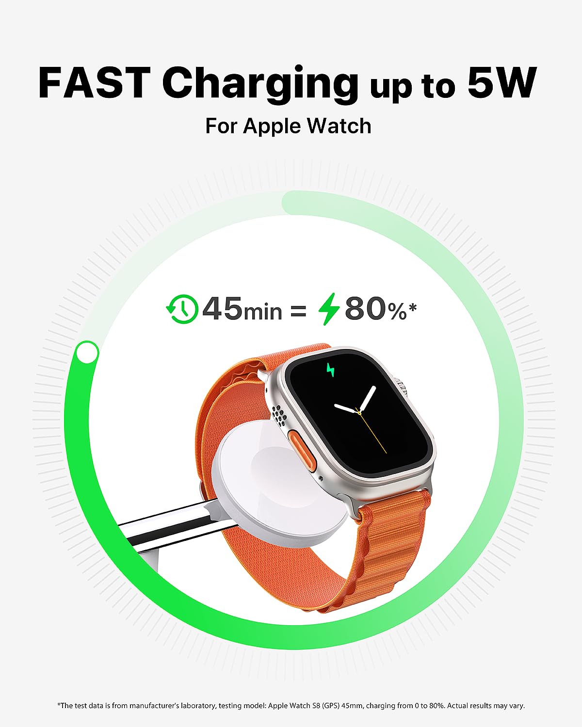 ZECHIN Station de charge sans fil 3 en 1 pour appareils Apple avec MagSafe | Chargement pour iPhone 17/Air/16/15/14/13, AirPods, Apple Watch, support de charge stable lesté, adaptateur USB-C inclus