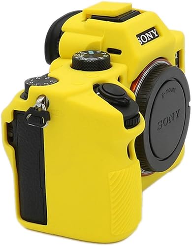 Miniatura 10 de TUYUNG - Funda de silicona para A7 III, funda protectora para cámara, compatible con cámaras Sony Alpha A7 III A7M3, color rojo