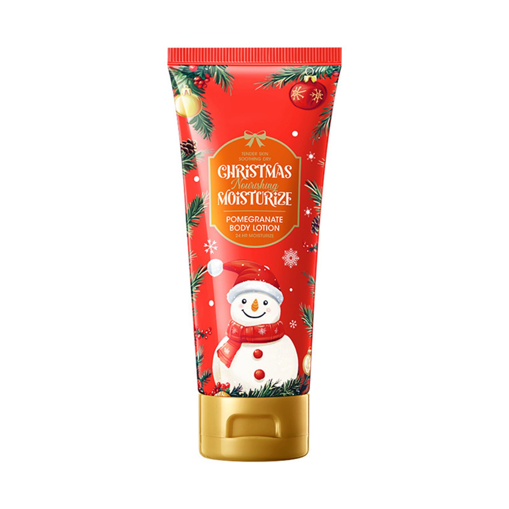 FEESHOW Christmas Skin Care Body Lotion Pomegranate Shea Coconut Cream Hydrating Red Pomegranate One Size