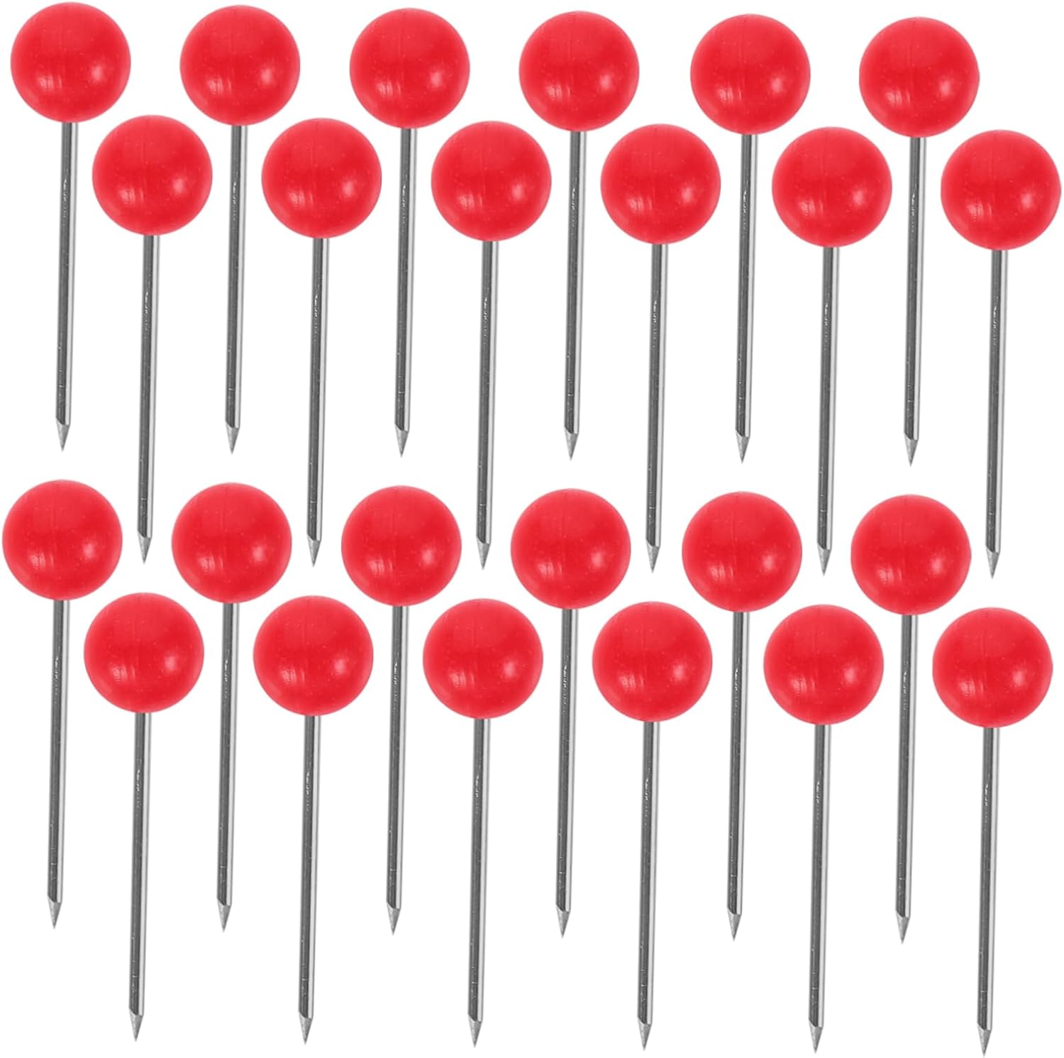 KICHOUSE 1500 Pcs Head Map Pin Office Chaiers Office