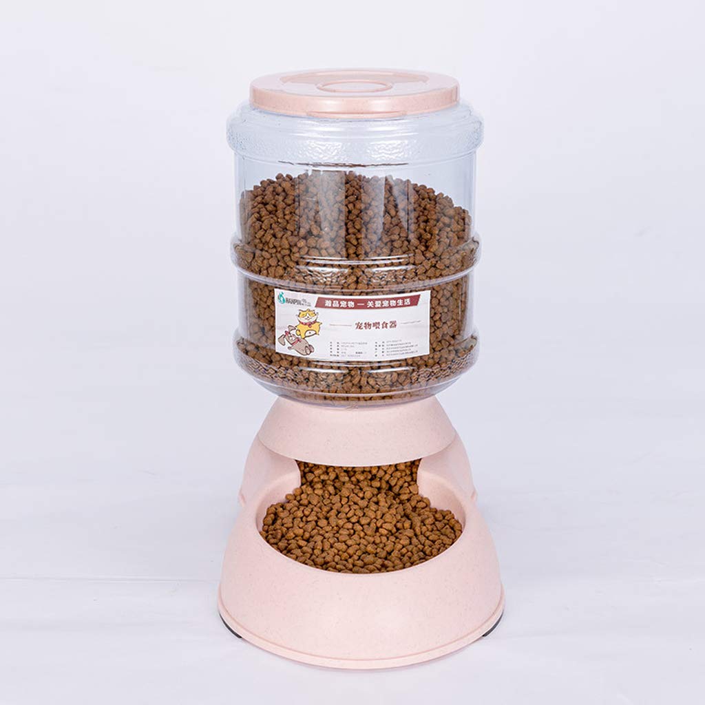 GZH Automatic Feeders Automatic Pet Feeder For Cats Dogs Cat And Dog Automatic Water Dispenser And Food Feeder 3.75 Liters,with 1 * Water Dispenser And 1 * Pet Automatic Feeder