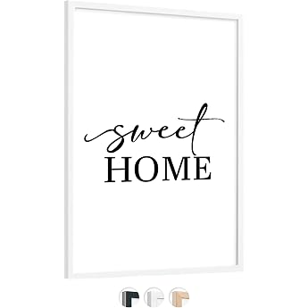 edihome Bilderrahmen A3 1 St ck 297 x 42 Holz Photo Frame Rahmen din a3 f r Diplome bruchsicheres Acrylglas f r Poster und Bilder Hoch- und Querformat Wei  1 St ck