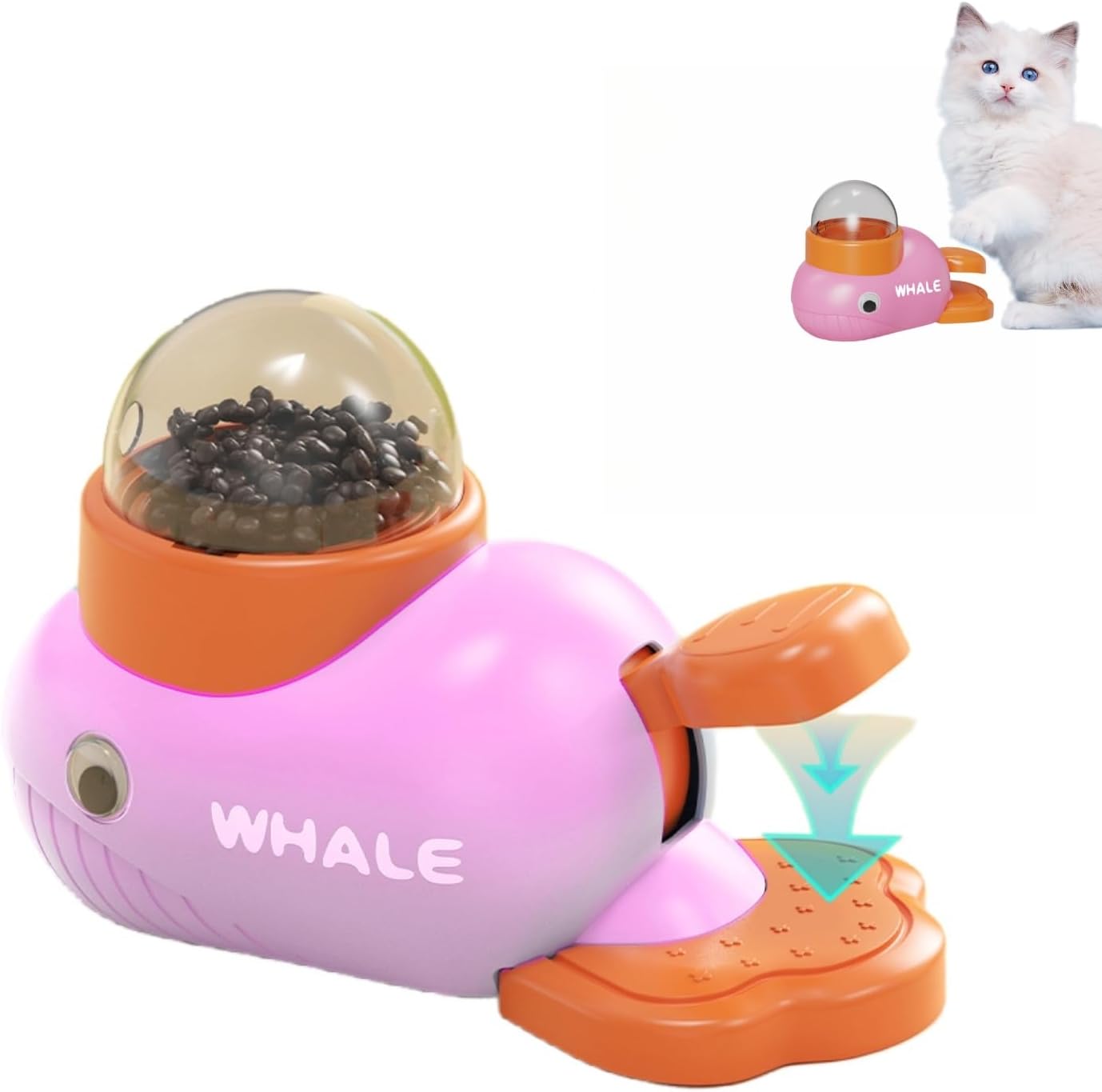 Dispensador interactivo de golosinas para gatos, juguete interactivo de rompecabezas para perros, dispensador de alimentos para perros para