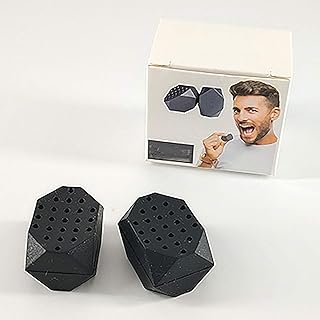 Jaw exerciser For men and women Double chin reducer Durable lock seam jaw exerciser Chin slimming and neck muscles Powerful chisel jaw trainer 2 pieces