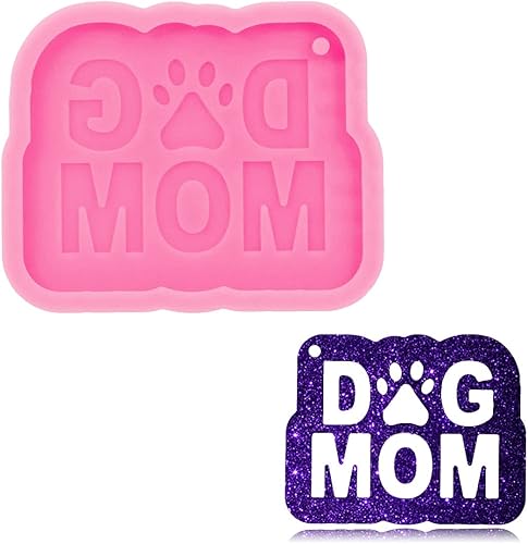 Miniatura 7 de Molde de resina de silicona rectangular irregular con llavero de resina para hacer joyas y colgantes regalo ideal para hacer collares manualidades