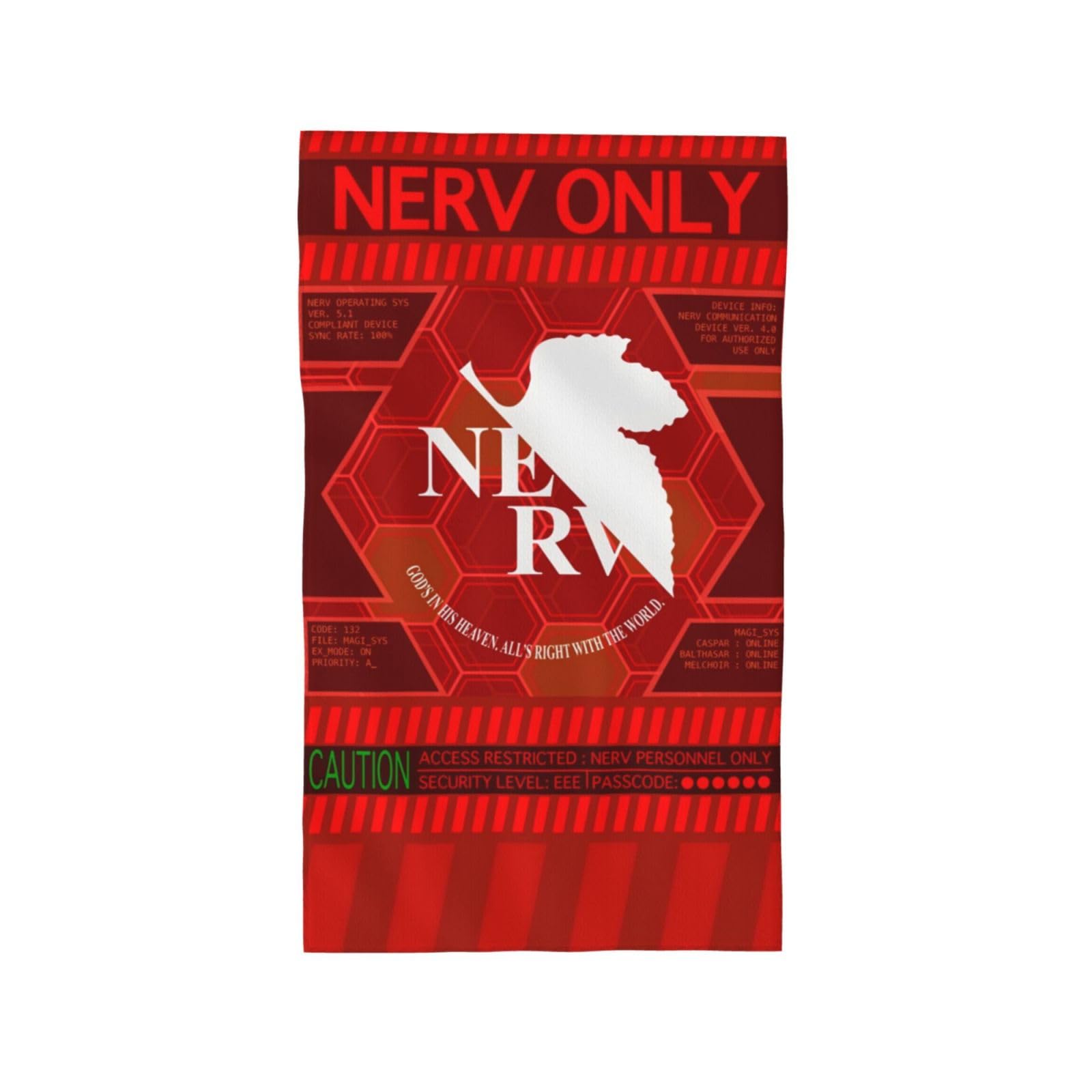 Amazon｜新世紀エヴァンゲリオン Nerv Eva バスタオル ビーチ