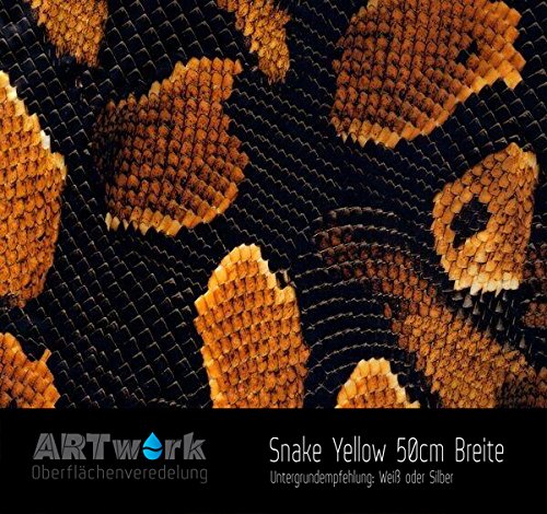 ARTwork Snake Yellow - Pellicola con trasferimento...