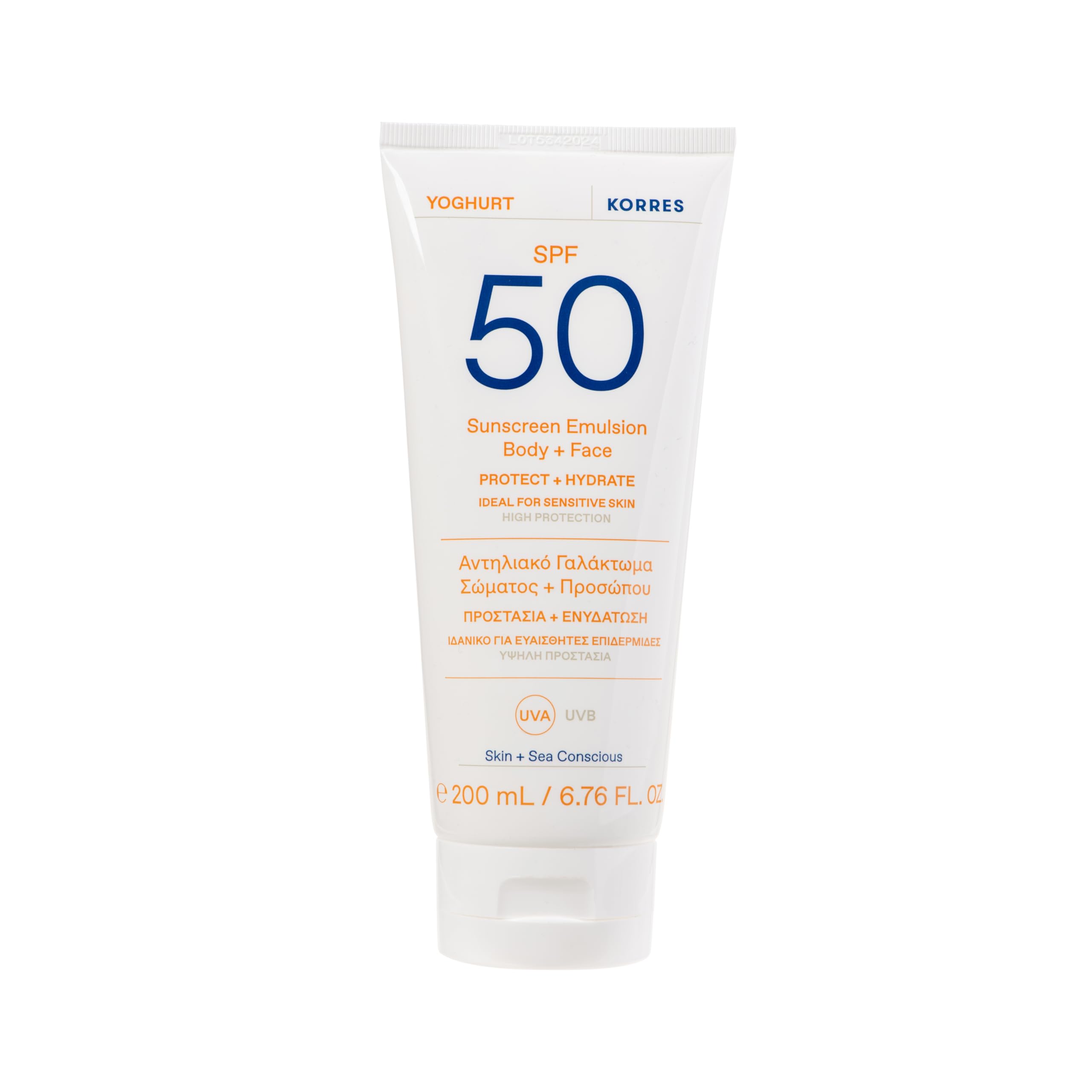 Debenhams Unisex Multicolor Yoghurt Sunscreen Emulsion Spf 50 Body + Face 200Ml