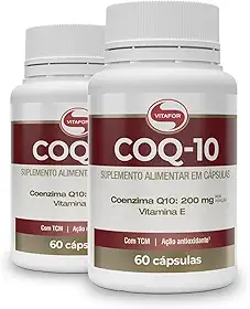 Kit 2 Coenzima Coq-10 Vitafor 60 cápsulas